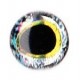 3D eyes oval pupille 5 mm (28 units) color silver / gold